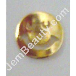  Nail Charm Gold Smiley Face 