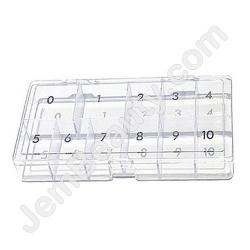  Empty Plastic Tip Box Clear/Blk Large 