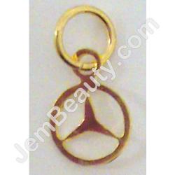  Nail Ring Gold Mercedes 