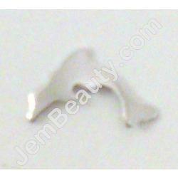  Nail Charm Silver Dolphin 