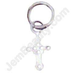  Nail Ring Silver Cross 