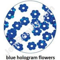  Art Club Holo Flowers Blue 