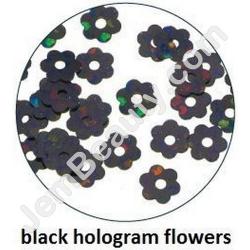  Art Club Holo Flowers Black 