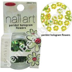  Art Club Holo Flowers Peridot 