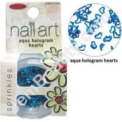  Art Club Holo Hearts Aqua 