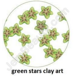  Art Club Clay Green Stars 