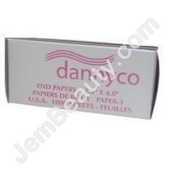  Dannyco End Papers 2.5\" X 4.o\" 