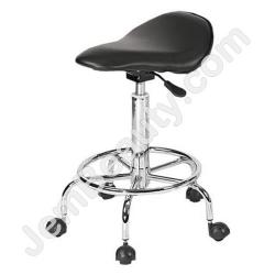  Stool Saddle Seat Black 