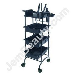  Trolley 4 Trays Plastic Bowl 