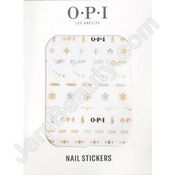  OPI Nail Sticker Gld Slv Xmas 