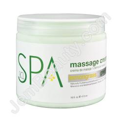  Spa Massage Cream Lemongrass 15 oz 