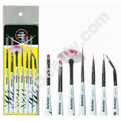  Berkeley Zebra Nail Art Brushes 7/Set 