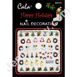  Cala 3D Nail Art Stickers 