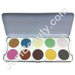  Kryolan Eye Shadow 10 Classic Palette 