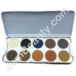  Kryolan Eye Shadow 10 Shading Palette 