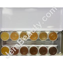  Kryolan Ultra Foundation X11 Palette 