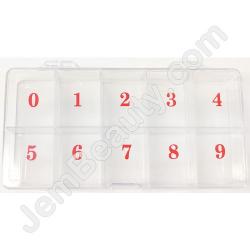  Empty Plastic Tip Box Clear/Red Small 