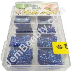  Large Glitter Tips 12 Navy 110/Box 