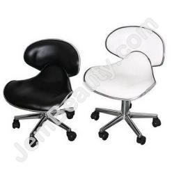  Manicure Ergonomic Stool Black 