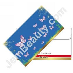  Envelope Blue Butterfly 