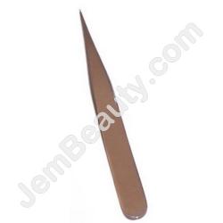  Tweezer Pointed Silver Short 3.7\" 