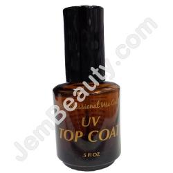  Empty Bottle UV Top Coat Amber .5 oz 