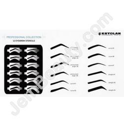  Kryolan Eyebrow Stencils Set 