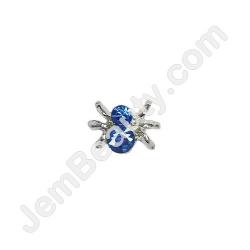  Nail Gem Spider Blue Large 