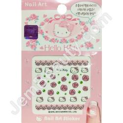  Hello Kitty Face Roses Lace 