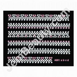  Berkeley 3D Nail Decal A001 