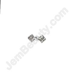  Nail Gem Bow Diamond Shaped Medium 