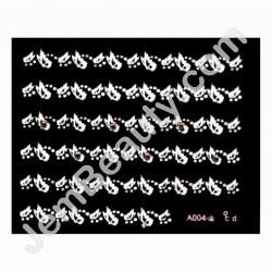  Berkeley 3D Nail Decal A004 