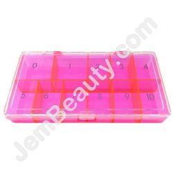  Empty Plastic Tip Box Pink Large 